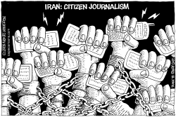 IRAN  THE POWER OF CITIZEN JOURNALISM by Monte Wolverton