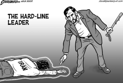 THE HARD-LINER BW by Steve Greenberg