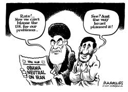 OBAMA AND IRAN by Jimmy Margulies