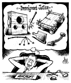IMMIGRANT JUSTICE by Mike Lane
