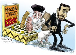 WHACKING HOPE IN IRAN  by Daryl Cagle