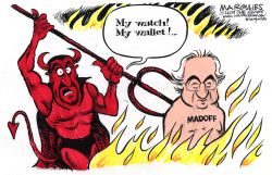 MADOFF IN HELL  by Jimmy Margulies