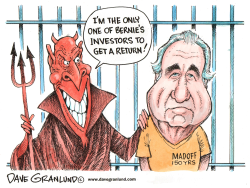 MADOFF GETS 150 YEARS by Dave Granlund