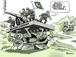 AID FOR PAKISTAN by Paresh Nath