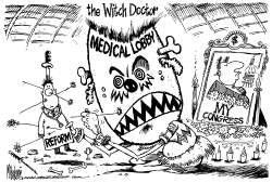 MEDICAL LOBBY WITCH DOCTOR by Mike Lane