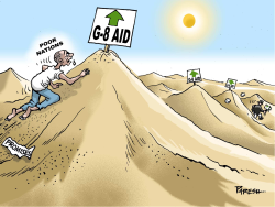 G-8 AID PROMISES by Paresh Nath