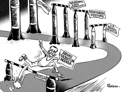 OBAMA MISSILE TEST by Paresh Nath