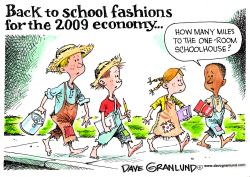 BACK-TO-SCHOOL FASHIONS 2009 by Dave Granlund