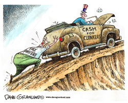 CASH FOR CLUNKERS MOMENTUM by Dave Granlund
