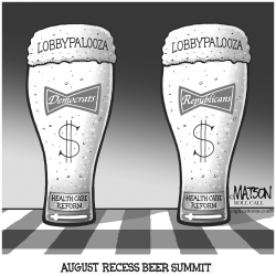 AUGUST RECESS BEER SUMMIT by R.J. Matson