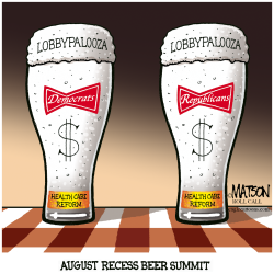 AUGUST RECESS BEER SUMMIT- by R.J. Matson