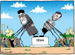 IRANIAN REVOLUTION  by Bob Englehart