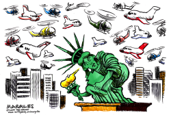 HUDSON RIVER AIR TRAGEDY  by Jimmy Margulies