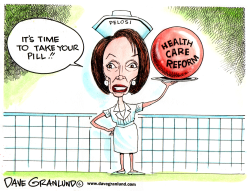 NANCY PELOSI AND HEALTH CARE by Dave Granlund