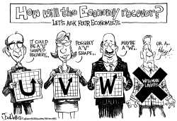 ECONOMIC RECOVERY by Joe Heller