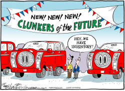 CASH FOR CLUNKERS  by Bob Englehart