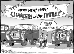 CASH FOR CLUNKERS by Bob Englehart