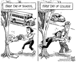 FIRST DAY OF SCHOOL by Adam Zyglis