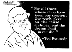 TED KENNEDY  by Jimmy Margulies