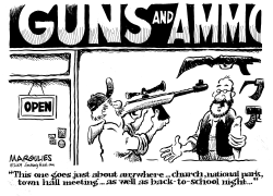 GUNS IN PUBLIC PLACES by Jimmy Margulies