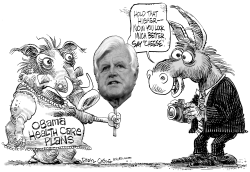 HEALTH CARE PLAN LOOKS LIKE KENNEDY by Daryl Cagle
