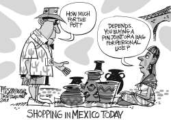 MEXICO AND DRUG LEGALIZATION by David Fitzsimmons