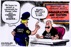 IMMIGRATION ENFORCEMENT  by Jimmy Margulies