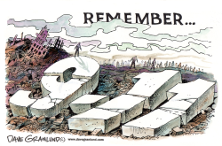 9-11 Remember by Dave Granlund