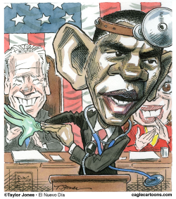 OBAMA PAYS A HOUSE CALL -  by Taylor Jones
