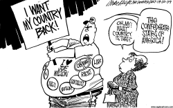 I WANT MY COUNTRY BACK by Mike Keefe