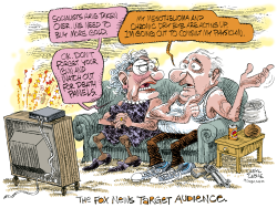THE FOX NEWS TARGET AUDIENCE  by Daryl Cagle