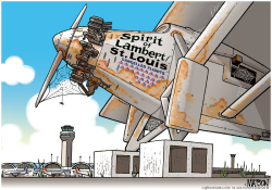 LOCAL-MO FEWER FLIGHTS OUT OF ST. LOUIS AIRPORT - by RJ Matson