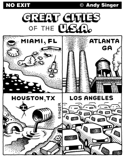 GREAT CITIES OF THE USA PART 2 by Andy Singer