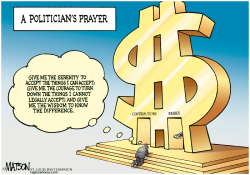 A POLITICIAN'S PRAYER- by R.J. Matson