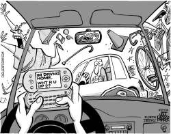 DRIVING WHILE DIALING by Jeff Parker
