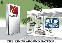 SATURNS RINGS,  by Randy Bish