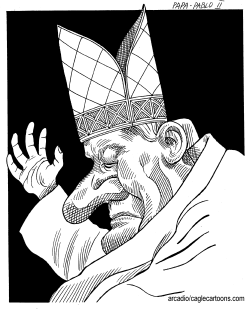 POPE JOHN PAUL by Arcadio Esquivel