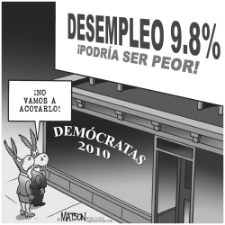 TASA DE DESEMPLEO DEL 9.8% by R.J. Matson
