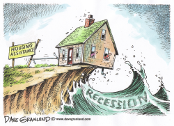 Housing Assistance and Recession by Dave Granlund