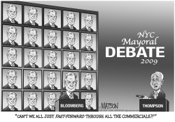 LOCAL NYC-BLOOMBERG ADS DOMINATE NYC MAYORAL RACE by R.J. Matson