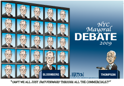 LOCAL NYC-BLOOMBERG ADS DOMINATE NYC MAYORAL RACE- by R.J. Matson