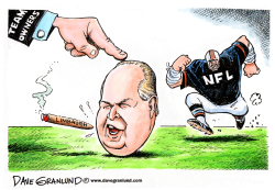RUSH LIMBAUGH AND NFL by Dave Granlund