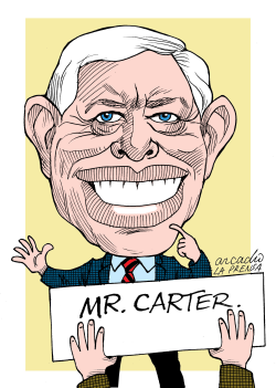 JIMMY CARTER USA COL by Arcadio Esquivel
