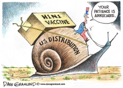 H1N1 VACCINE DISTRIBUTION by Dave Granlund