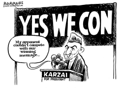 KARZAI DECLARED THE WINNER by Jimmy Margulies