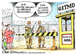 GITMO AND H1N1 VACCINE by Dave Granlund