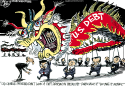 DRAGON ON THE ECONOMY  by Pat Bagley
