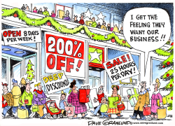 HOLIDAY SHOPPING by Dave Granlund