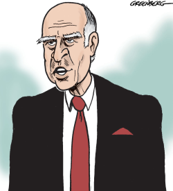 JERRY BROWN CARICATURE by Steve Greenberg