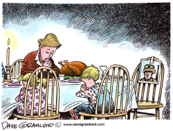 EMPTY SEAT AT THANKSGIVING by Dave Granlund